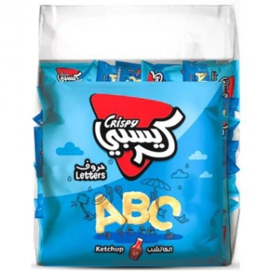 كريسبي حروف بنكهة الكاتشب