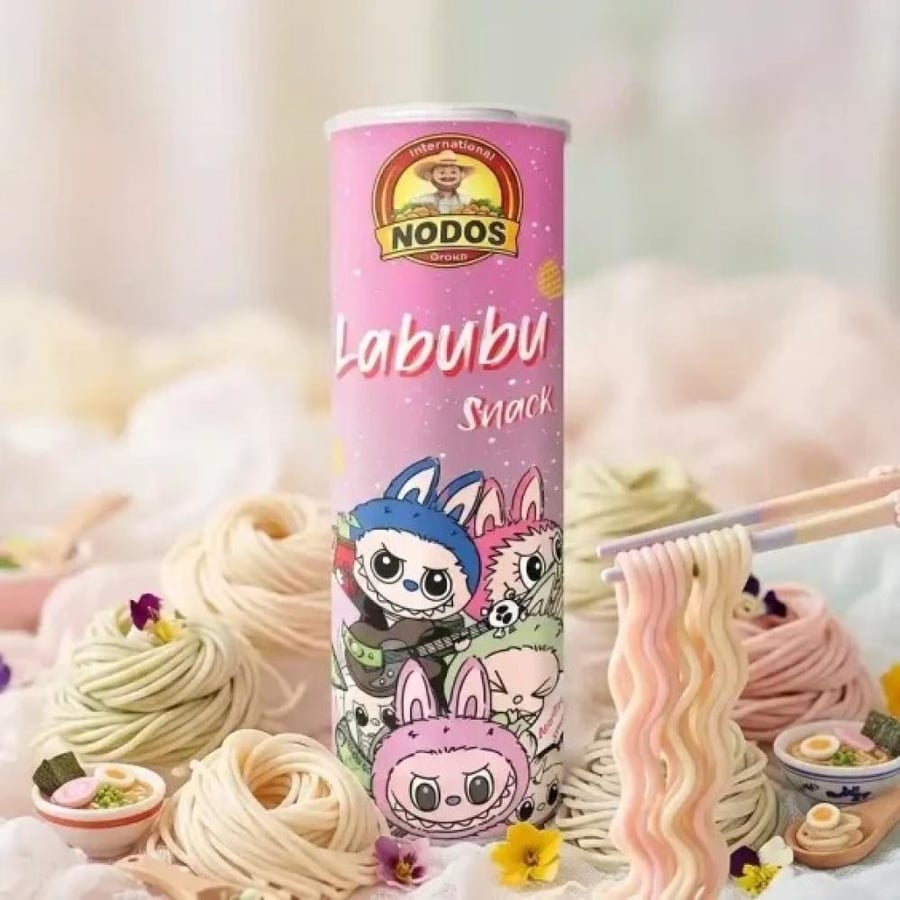 شيبس نودوس لابوبو بنكهة النودلز 90 جم – Labubu Noodles Snack