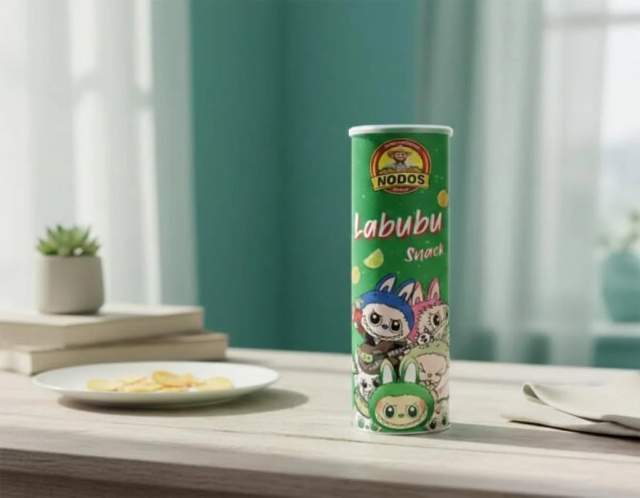 شيبس نودوس لابوبو بالفلفل الحار والليمون 90 جم – Labubu Chili & Lime Snack
