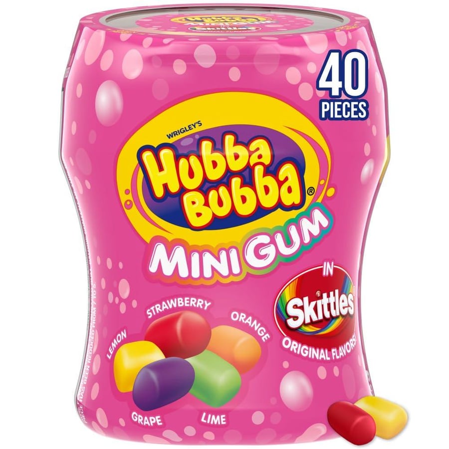 هوبا بوبا ميني علك بنكهة سكيتلز 40 حبة – Hubba Bubba Mini Gum Skittles