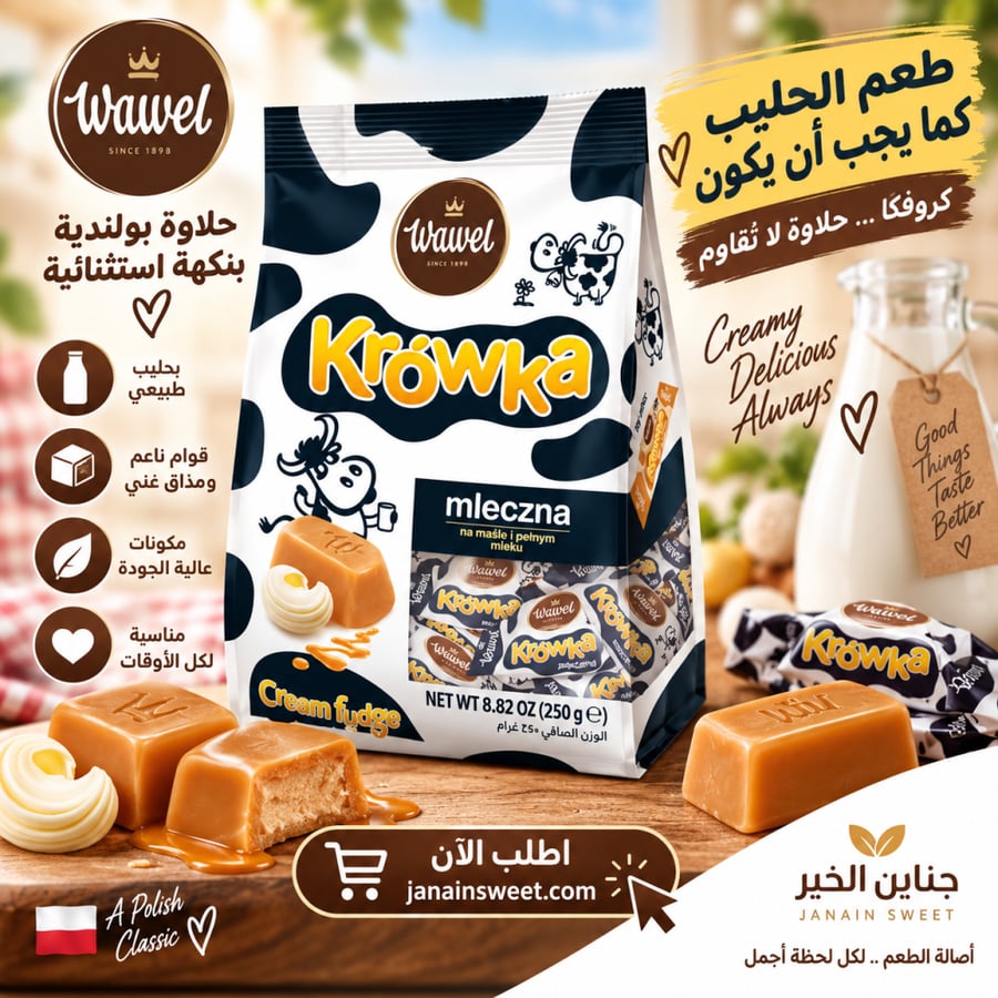 واويلكروكا حلاوه بقر  250 جم
