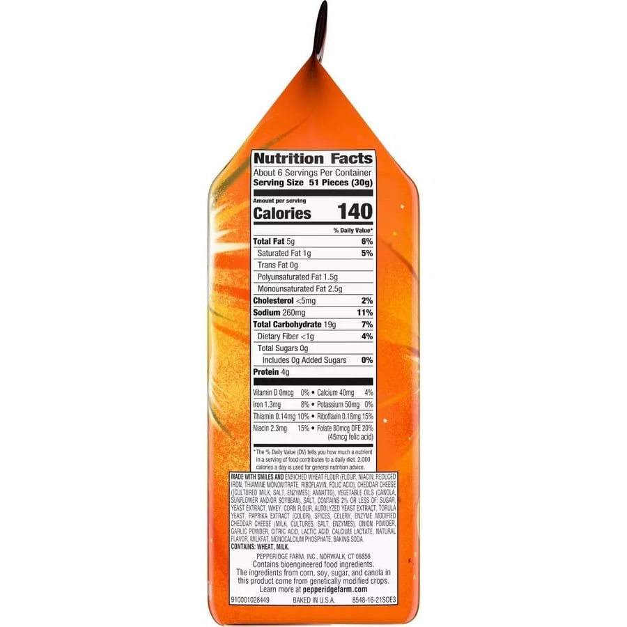 جولدفش فليفور بلاستد إكسترا شيدر 187 جم — Goldfish Flavor Blasted Xtra Cheddar