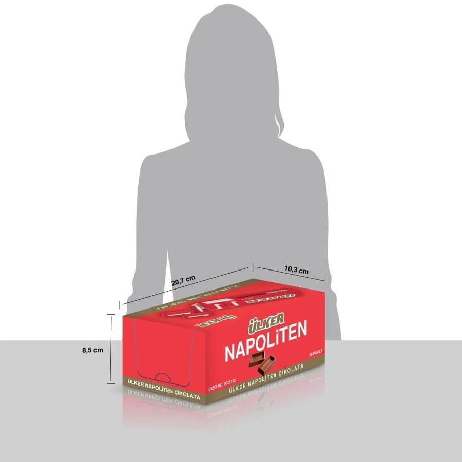شوكولاتة اولكر نابوليتان بالحليب – Ülker Napoliten Milk Chocolate