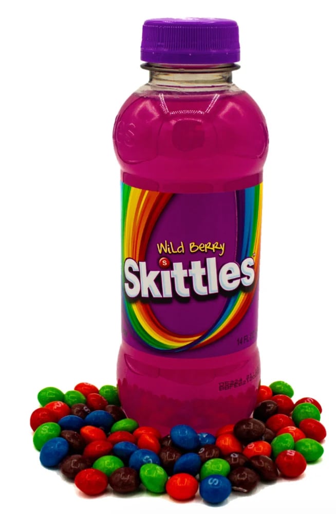 مشروب سكيتلز بنكهة التوت البري المشكل 414 مل | Skittles Wild Berry Drink