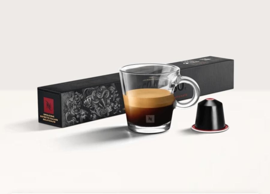 كبسولات نسبريسو Ristretto Italiano Decaffeinato ريستريتو بدون كافيين