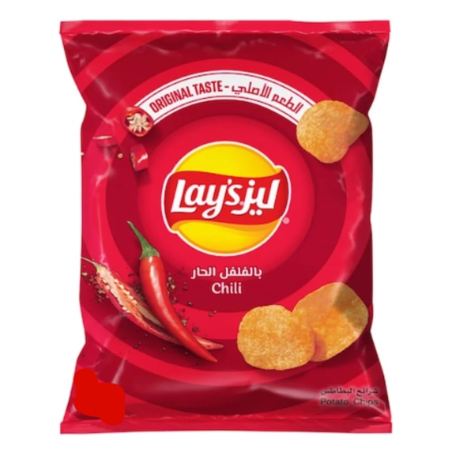 ليز كيس بنكهة الفلفل الحار  21حبة * 11 جم