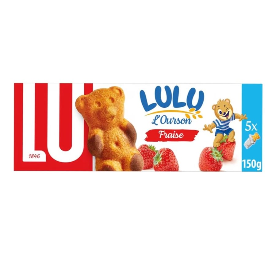 لولو لورسون كيكة الفراولة كيكة حلوة محشوة بالفراولة 150 جم LU
