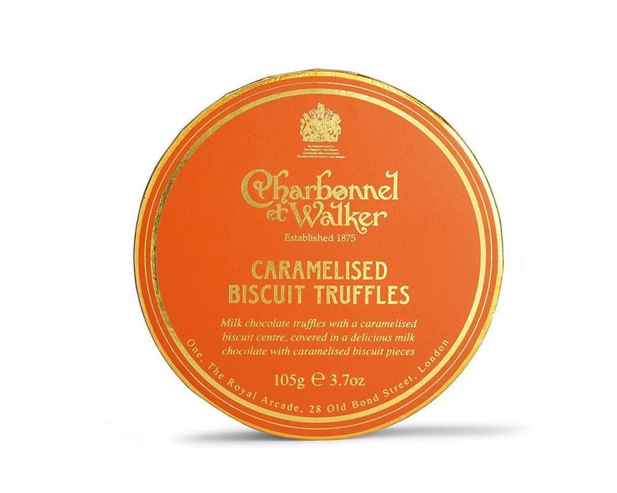 شاربونيل اند ووكر ترافلز البسكويت المكرمل – 105 جم (Charbonnel et Walker Caramelised Biscuit Truffles 105g)