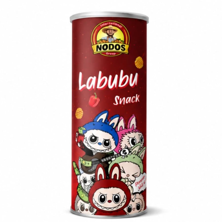 شيبس نودوس لابوبو  بالفلفل الحار 90 جم  – Labubu Hot Chili Snack