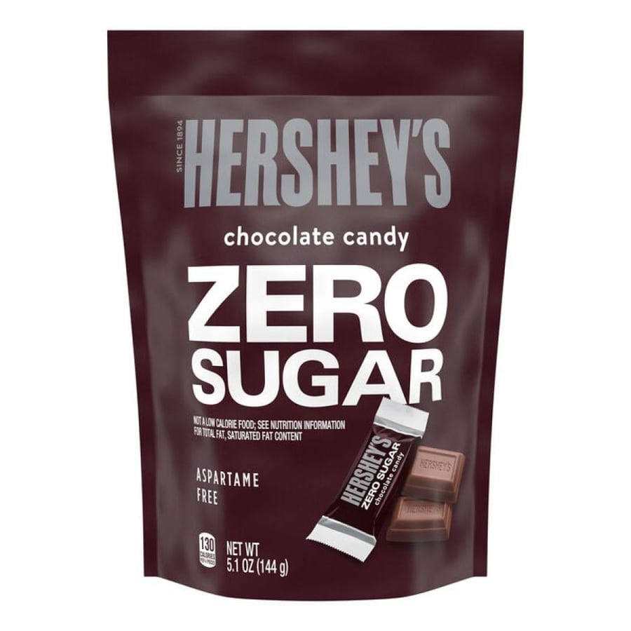 هيرشيز شوكولاتة بدون سكر – 144 جم | HERSHEY’S | شوكولاتة صحية دايت