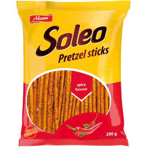 Soleo - Spicy Pretzel Sticks 200 grams