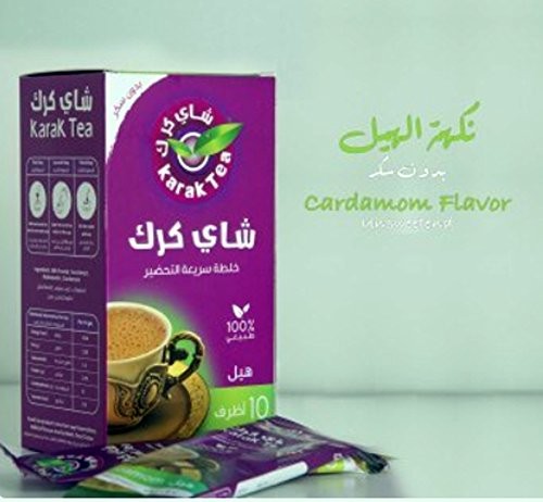 شاي كرك بالهيل غير محلى 10 اظرف