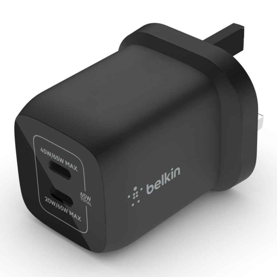 BELKIN 65W DUAL USB-C WALL CHARGER