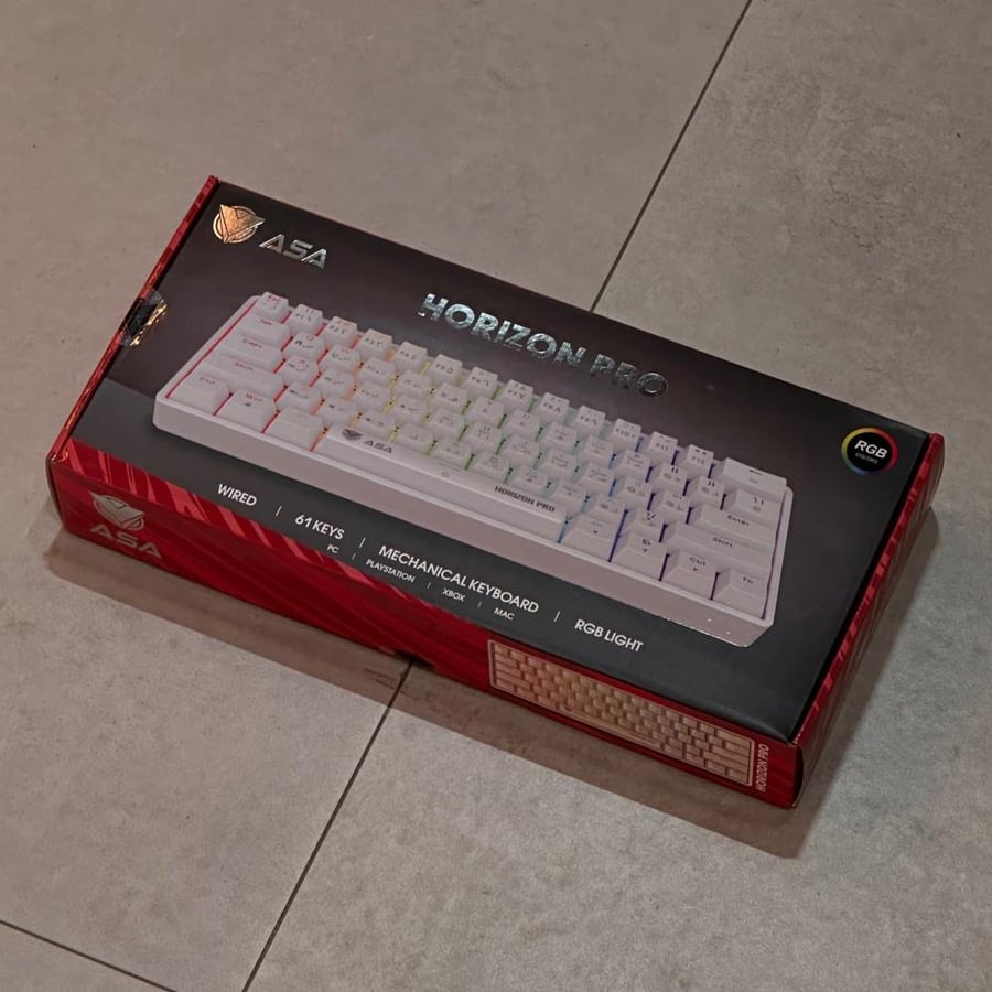 كيبورد ميكانيكي سلكي HORIZON PRO من ASA