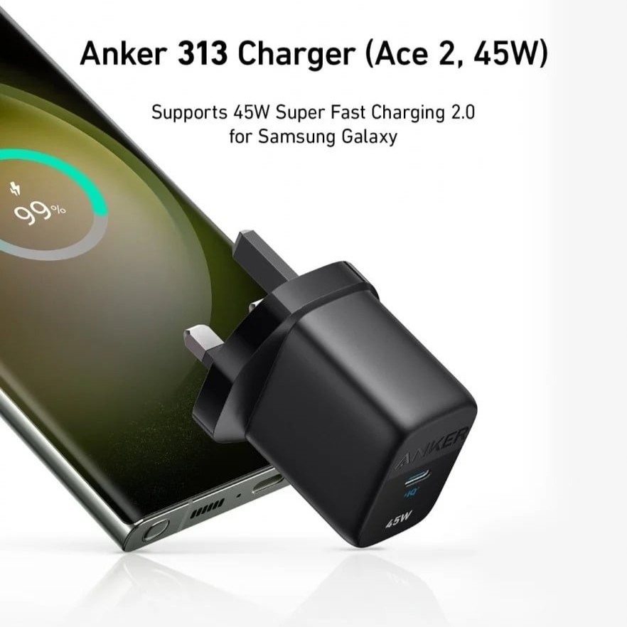 شاحن جداري اصدار 313 الجيل 3 من شركة ANKER