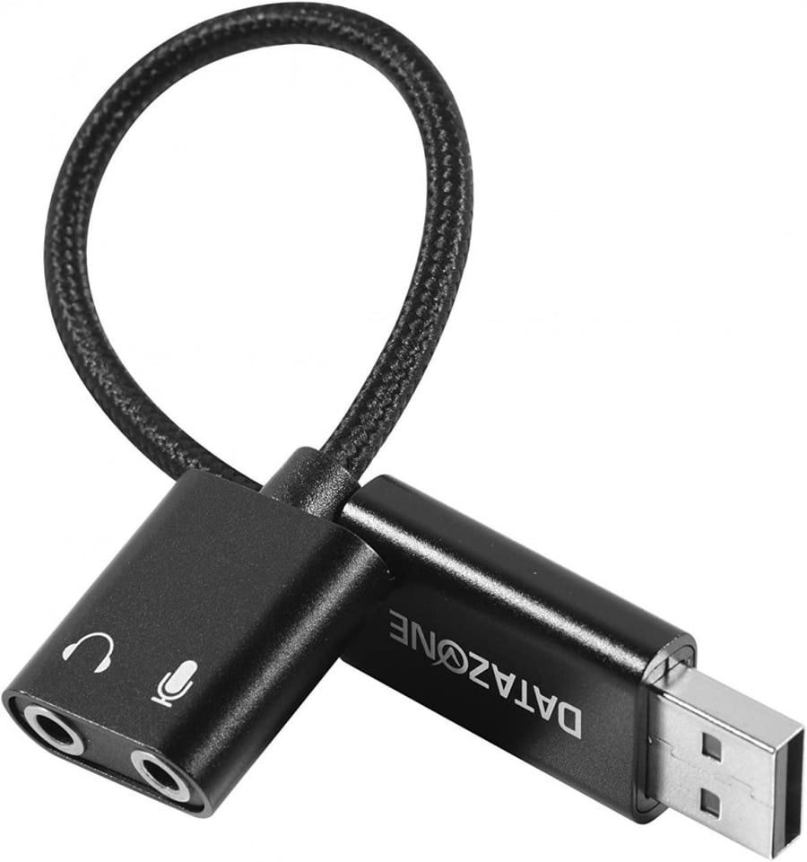 وصلة صوت من منفذين AUX FEMAL TO USB من شركة DATAZONE