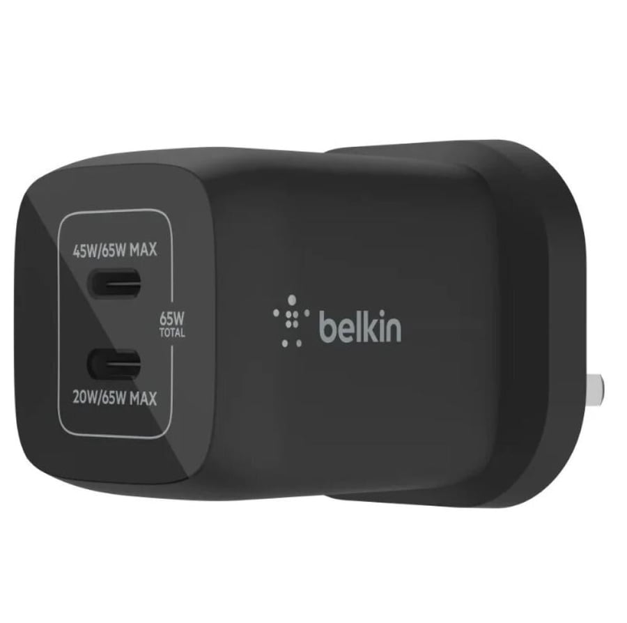 BELKIN 65W DUAL USB-C WALL CHARGER