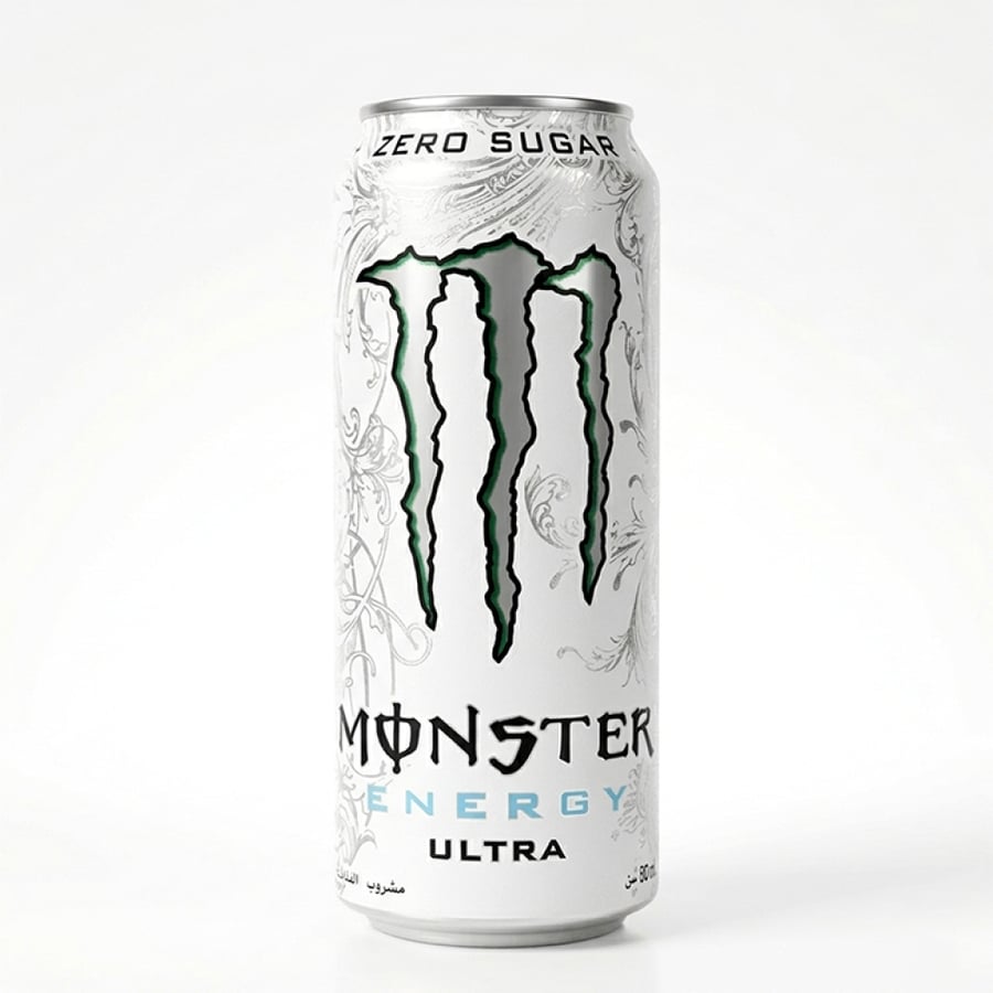مونستر انرجي الترا زيرو - مشروب الطاقة خالي من السكر 500 مل Monster En