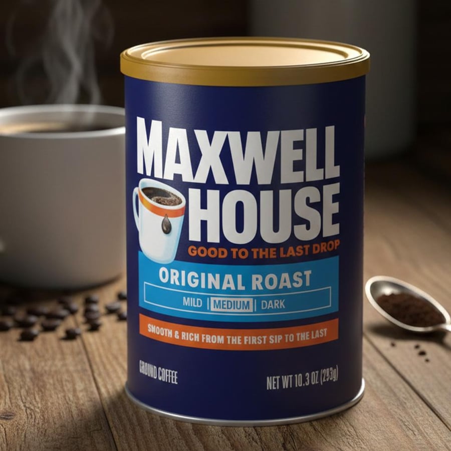 قهوة ماكسويل هاوس بالتحميص الأصلي أمريكي - 293 جم Maxwell House Coffee