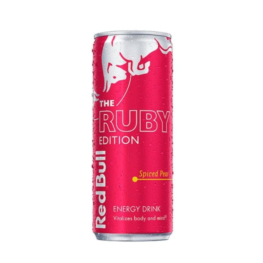 ريد بول مشروب طاقة إصدار الياقوت بنكهة الكمثرى 250 مل مستورد RedBull