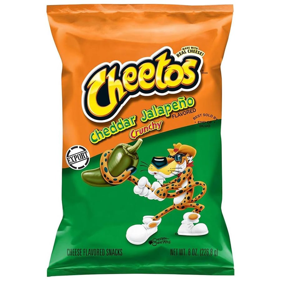 شيتوس شيدر وجالابينو المقرمش مستورد أمريكي - 226.8 جم Cheddar Jalapeño