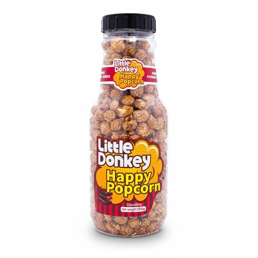 فشار بوب كورن ليتل دونكي شوكولاتة - 260 جم Little Donkey