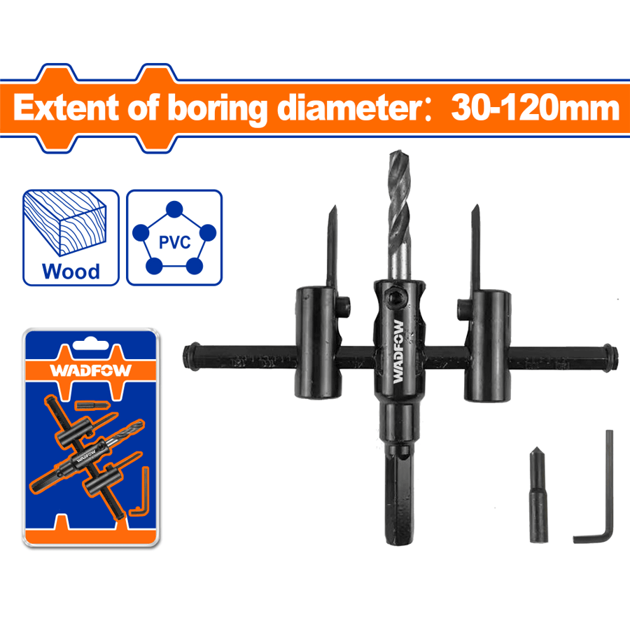 مقص دائري متعدد المقاسات 30 - 120mm WADFOW WKJ9K01