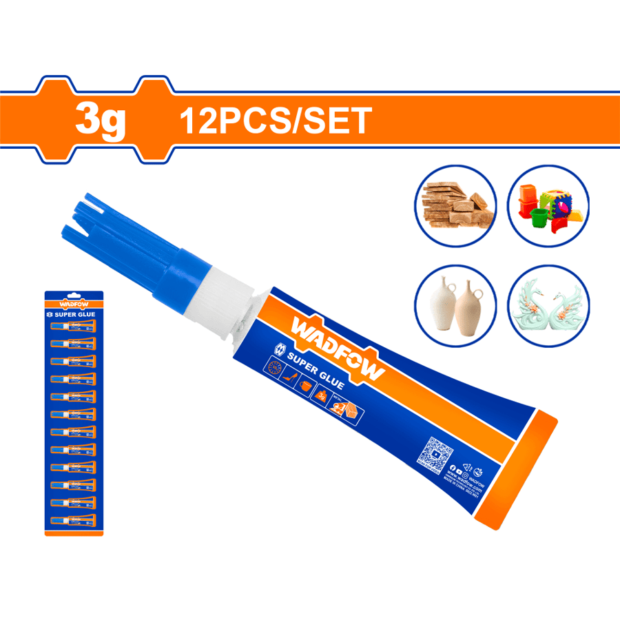 لاصق سوبر جلو على كرت 3G 12PCS/SET WADFOW WGX1K05