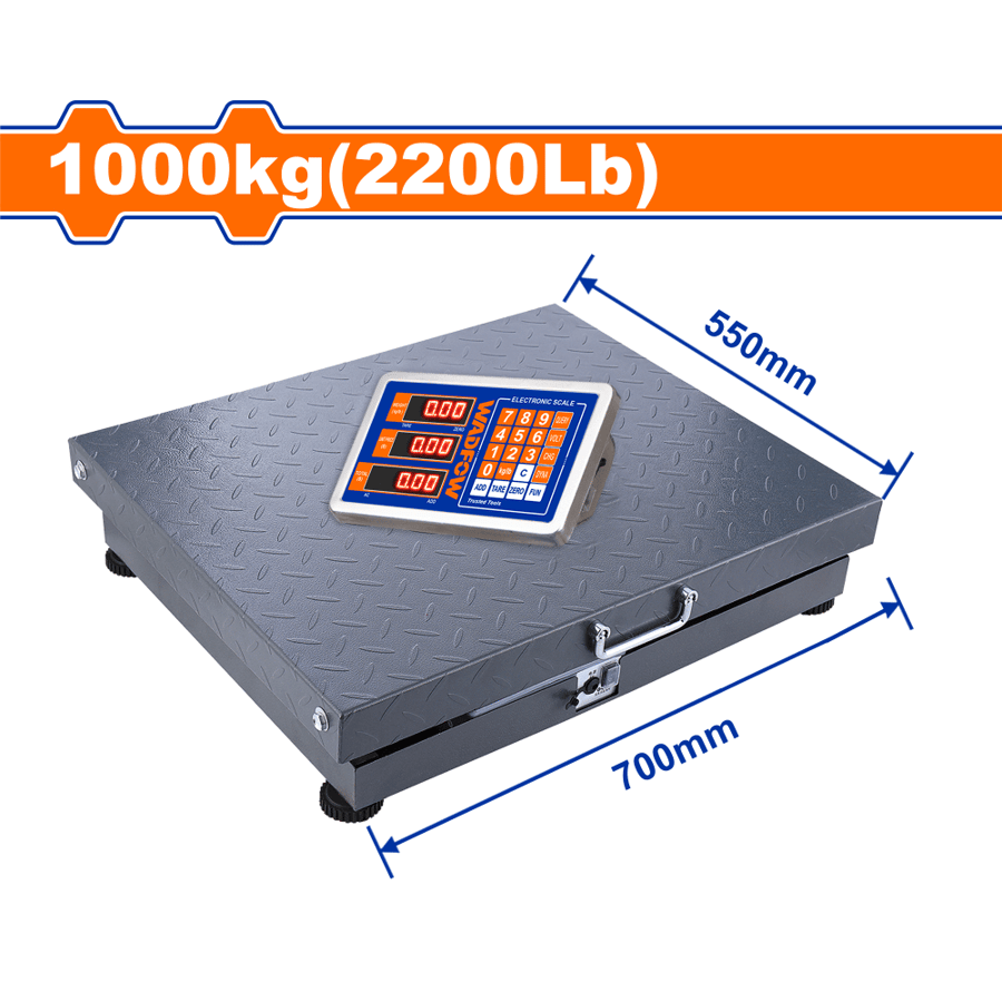 قبان الكتروني 1000kg WADFOW WEC1100