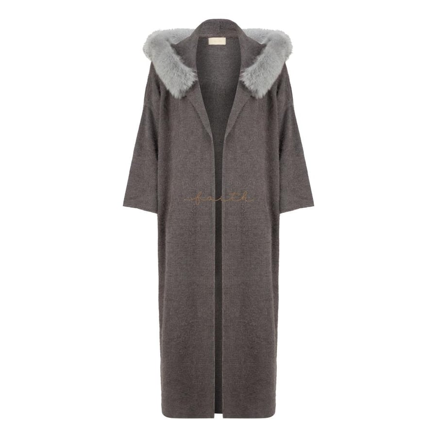 GREY KNITTED FARWA