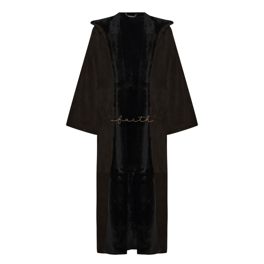 BROWN SHEARLING FARWA