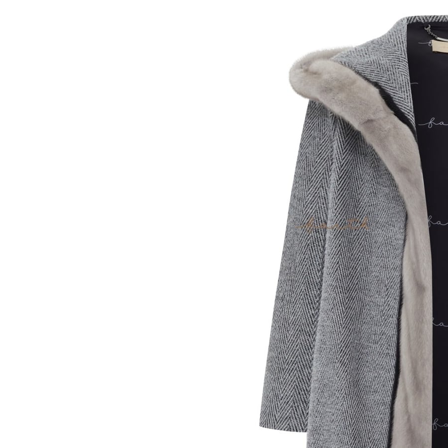 GREY WOOL & MINK