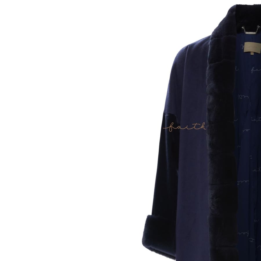 NAVY BLUE REX & VELVET FARWA