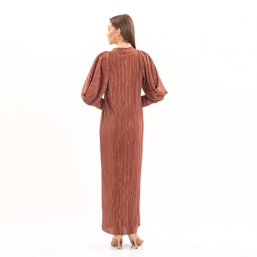 BROWN DRESS