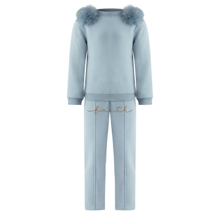HIGH-NICK SWEATSHIRT FLEECE SET FOX ON SHOULDERS