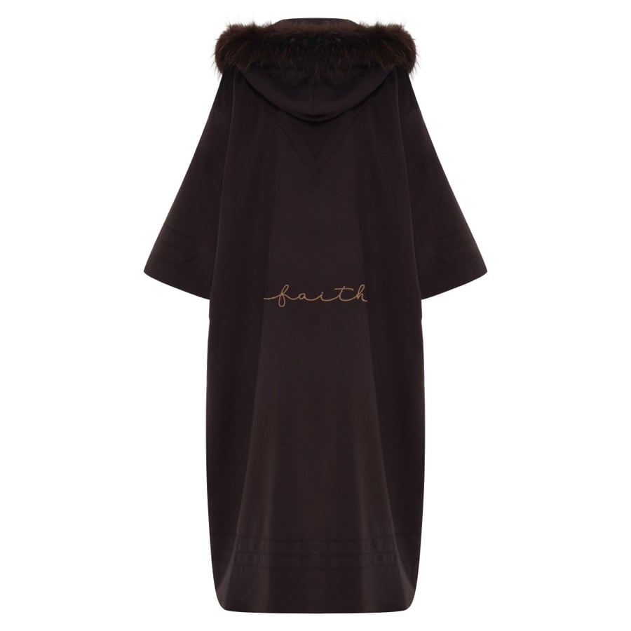 BROWN CASHMERE MEN FARWA