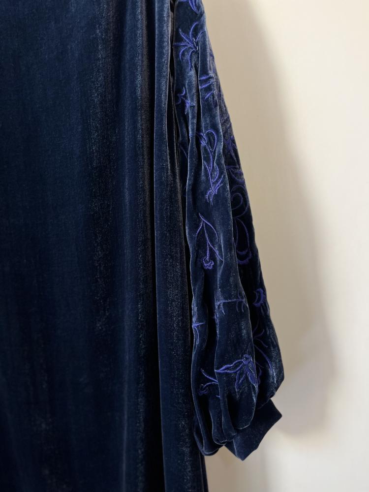 Velvet Blue Dress