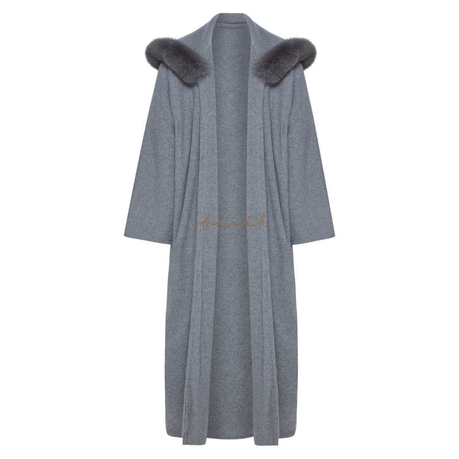 GREY WOOL FARWA