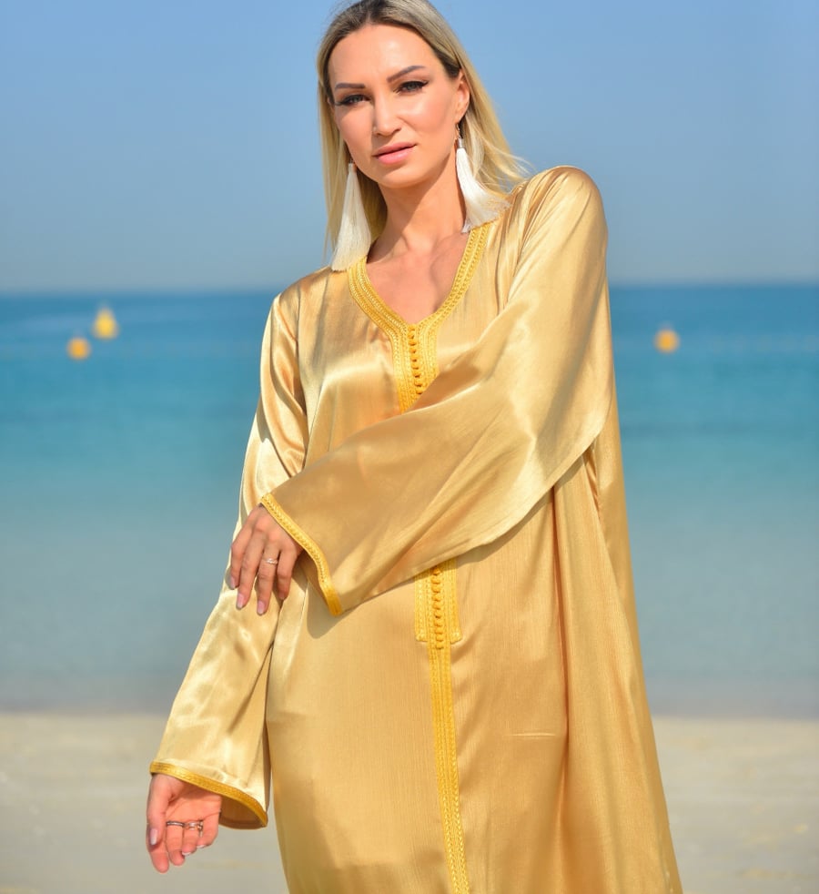 SILK GOLD KAFTAN