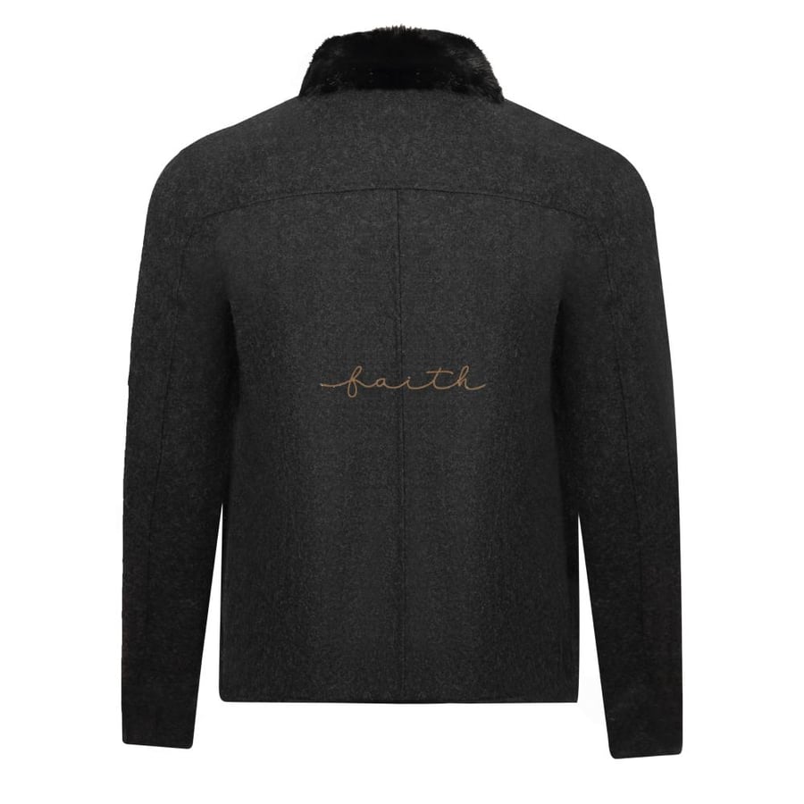 JACKET MINK COLLAR