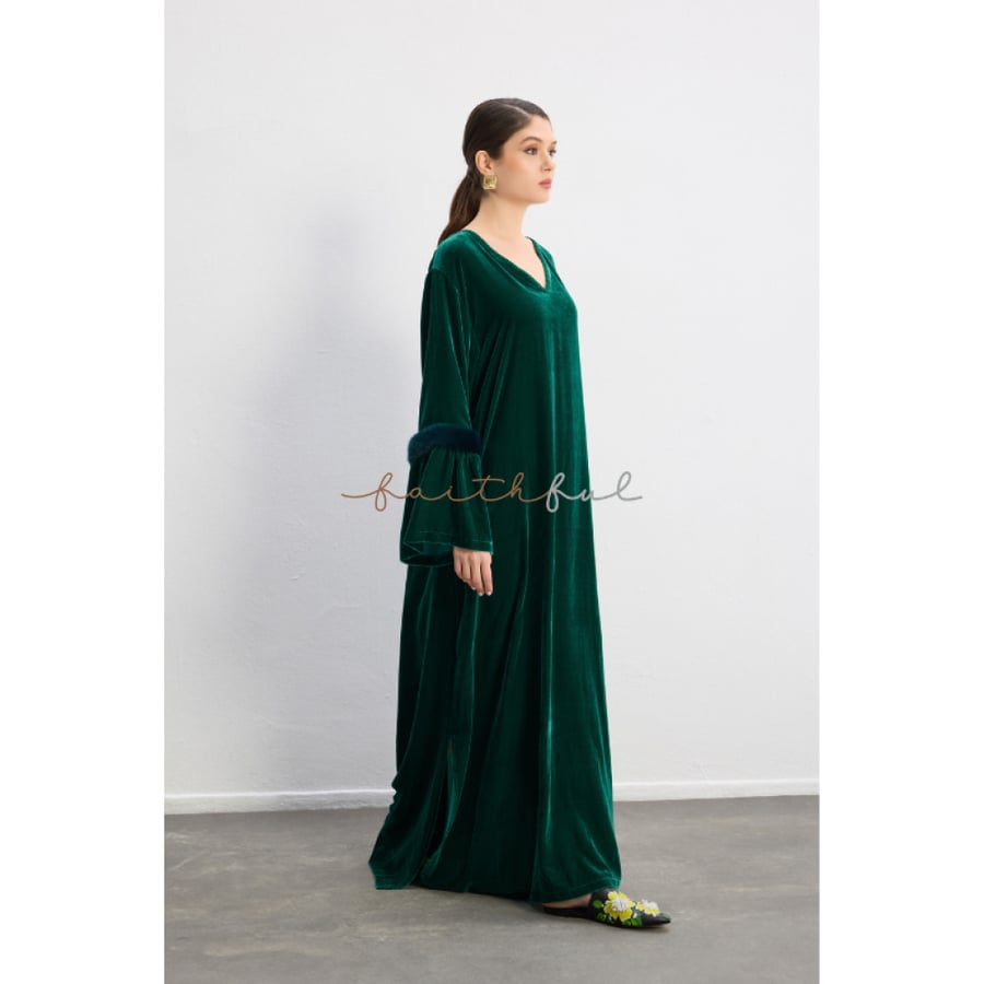 Mink Velvet Dress