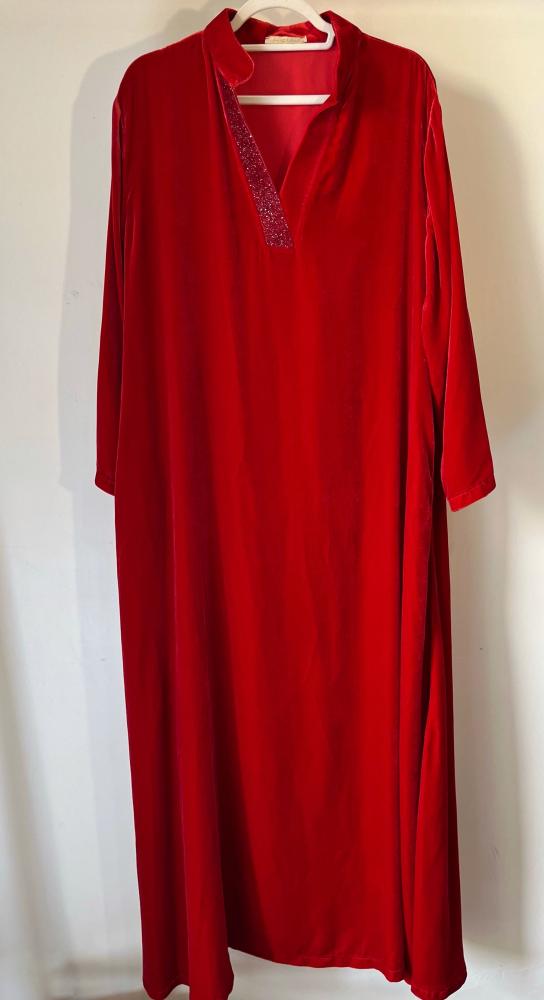 Velvet Red Dress