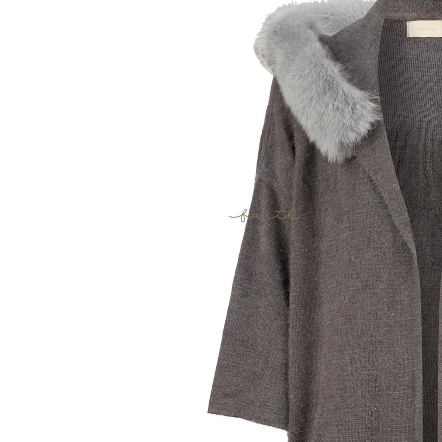 GREY KNITTED FARWA