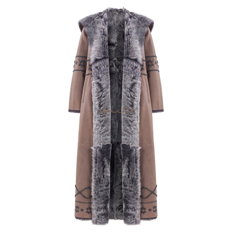 BROWN SHEARLING FARWA