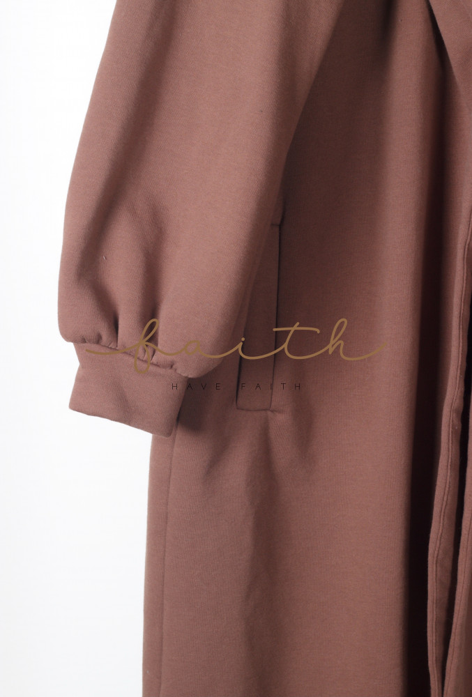 BROWN HOODY FARWA