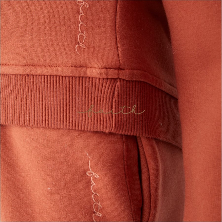 HOODY SWEATSHIRT FLEECE SET FOX ON SHOULDERS