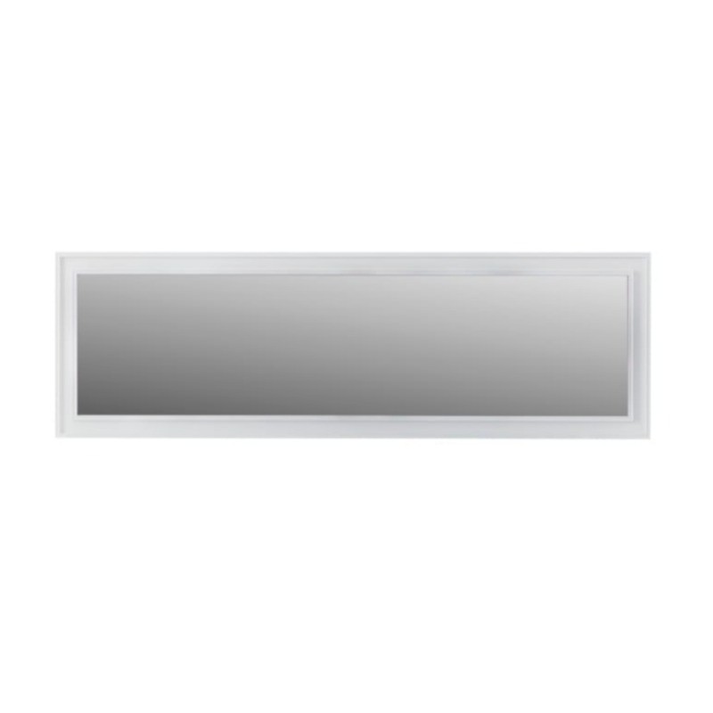 angel white console mirror