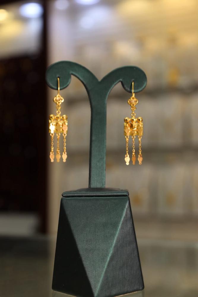 حلق ذهب عيار21