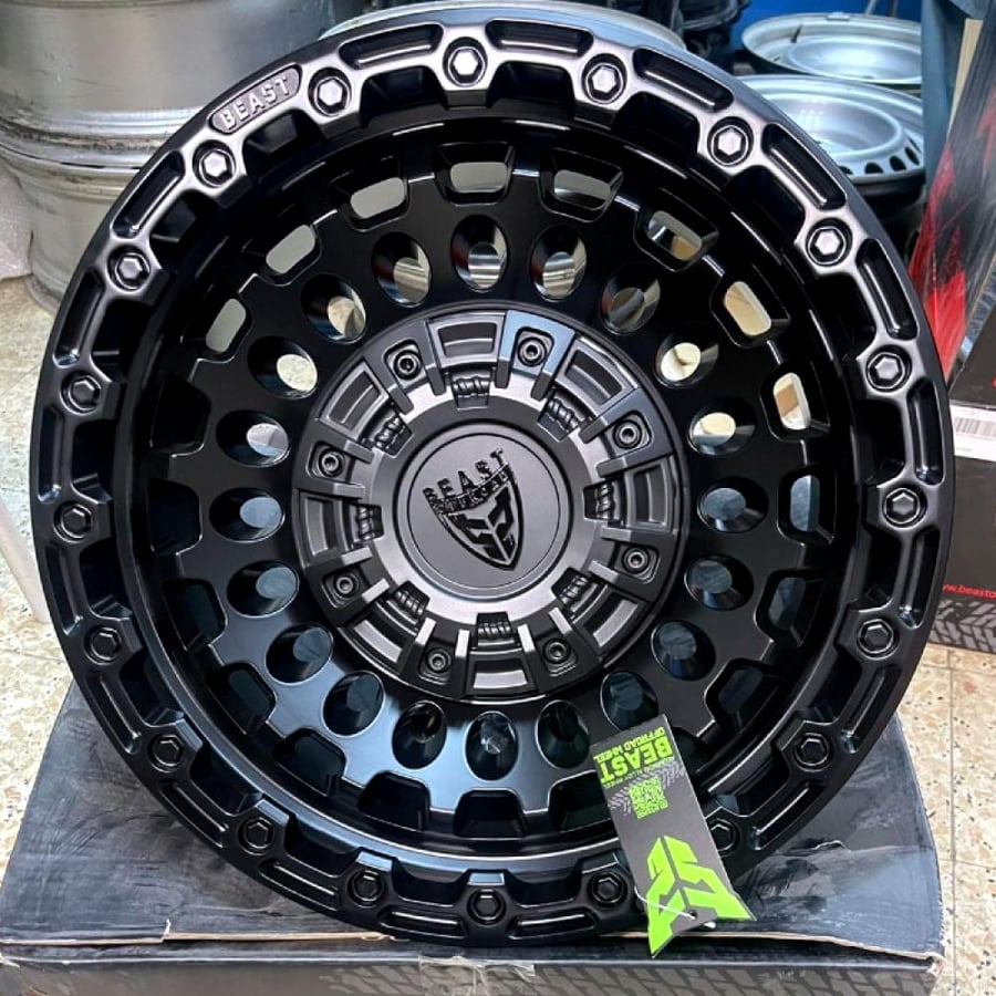 جنوط بيست BEAST OFFROAD الاصليه  6 مسمار مقاس17 وهافال  تانك و212