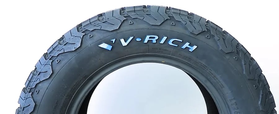 كفرات في رتش V.RICH نص حجري مقاس 275/65R18